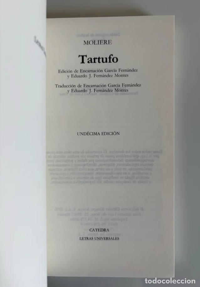 Libros de segunda mano: Moli&egrave;re: Tartufo (C&aacute;tedra) - Foto 4