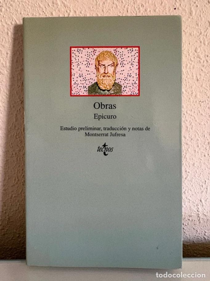 Libros de segunda mano: Epicuro: Obras (Tecnos)