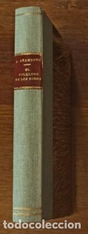 Libros de segunda mano: ARAMBURU, Julio: EL FOLKLORE DE LOS NI&Ntilde;OS.