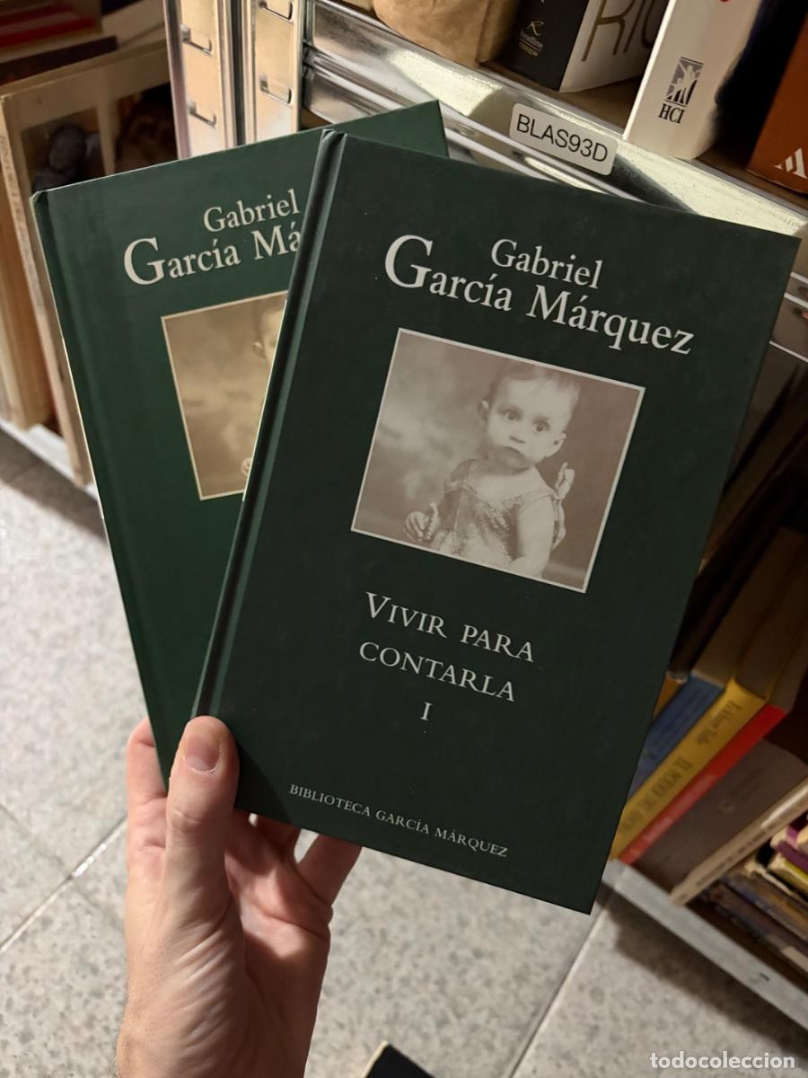 Libros de segunda mano: BLAS93D Gabriel Garc&iacute;a M&aacute;rquez, Vivir para contarla (dos tomos), Biblioteca Garc&iacute;a M&aacute;rquez