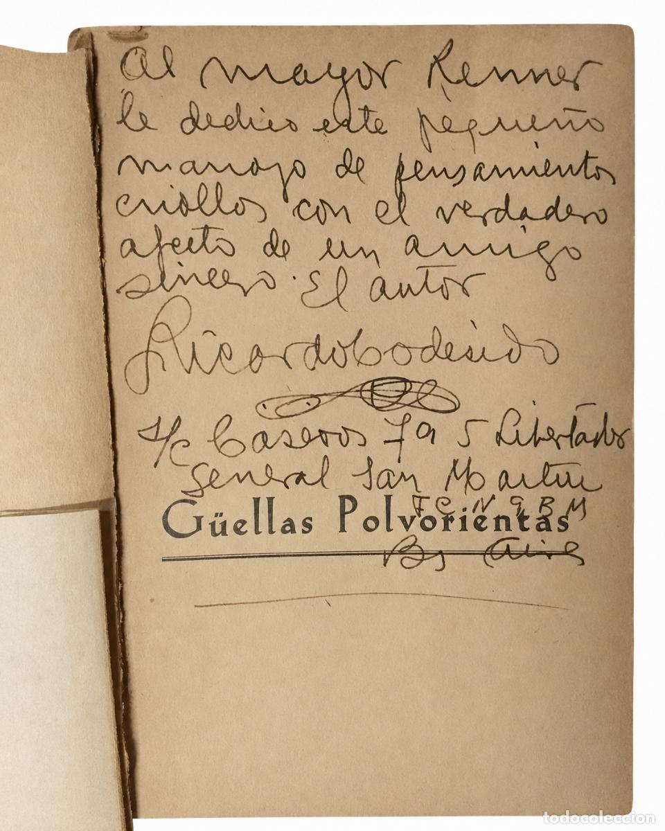 Libros de segunda mano: RICARDO CODESIDO &ndash; G&Uuml;ELLAS POLVORIENTAS &ndash; LM - Foto 2