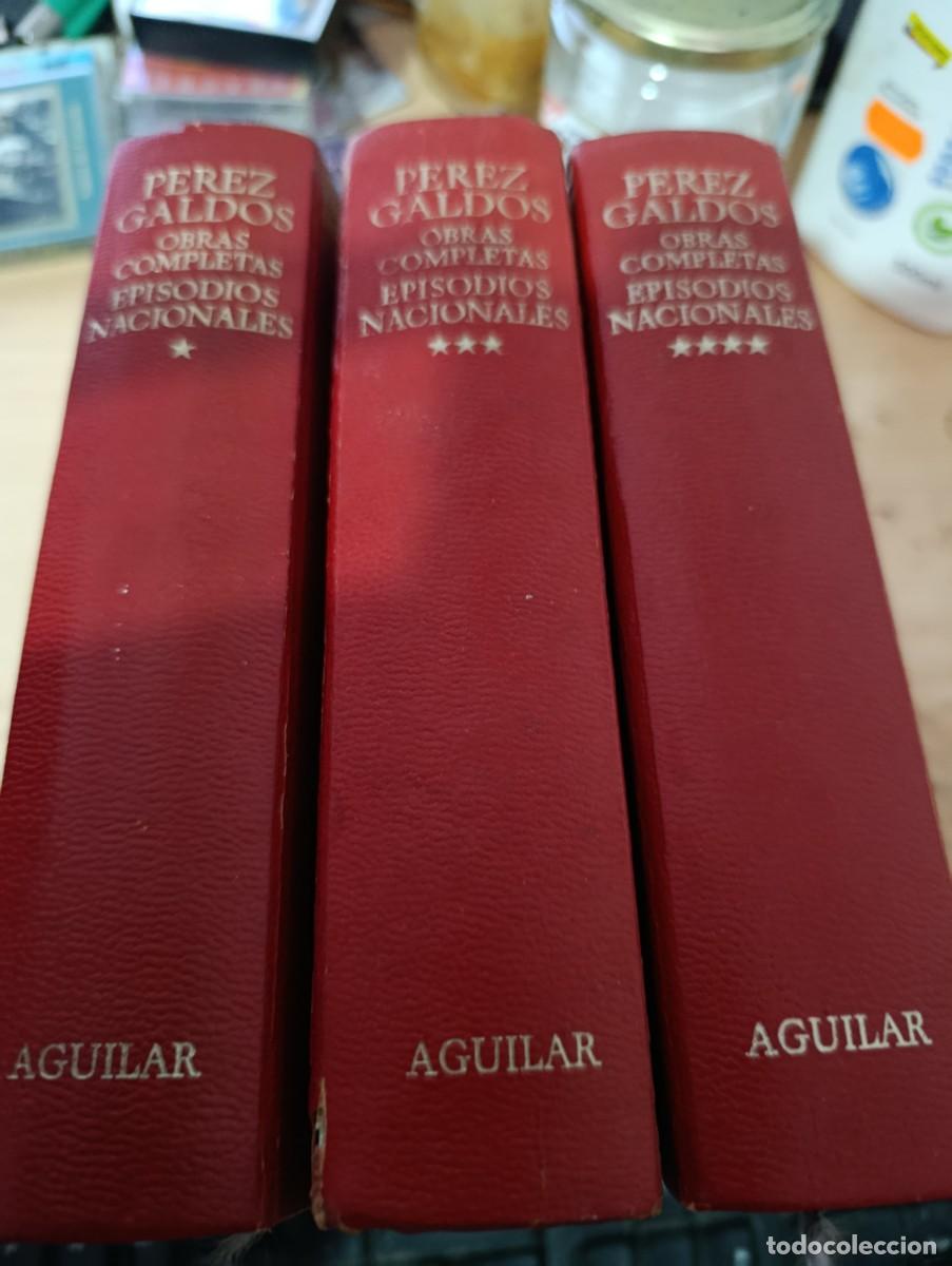 Livros em segunda m&atilde;o: OBRAS COMPLETAS EPISODIOS NACIONAELS. TOMO I, III. Y IIII. AGUILAR. BENITO PEREZ GALDOS. EST32B4