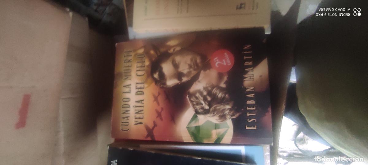 Libros de segunda mano: CUANDO LA MUERTE VENIA DEL CIELO. ESTEBAN MARTIN. EDICIONES B