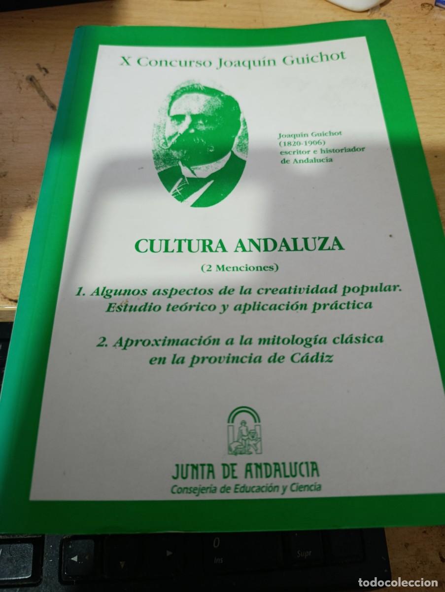 Libros de segunda mano: X. CONCURSO JOAQUIN GUICHOT. CULTURA ANDALUZA. EST32B4