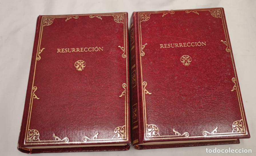 Libros de segunda mano: RESURRECCION, LEON TOLSTOI, DALMAU SOCIAS 1&ordf; EDICION 1980, 2 TOMOS, LIBROS