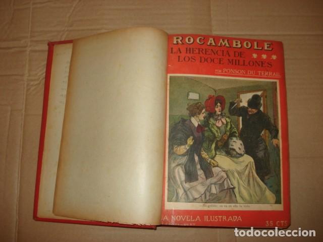 Libros de segunda mano: Tomo La novela ilustrada (Rocambole), 9 n&uacute;meros, buen estado. Colecci&oacute;n A.T.
