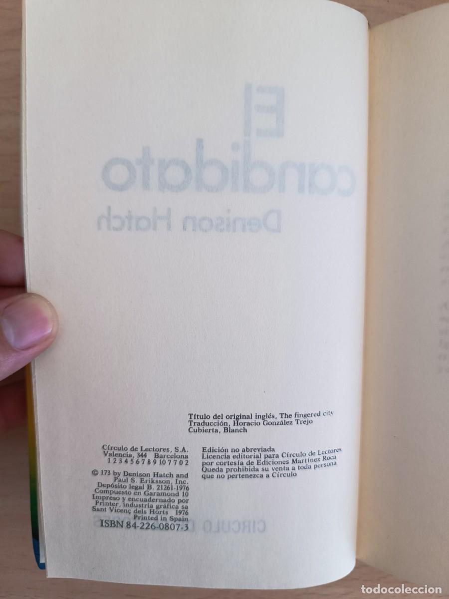 Libros de segunda mano: El candidato Denison Hatch - Foto 2