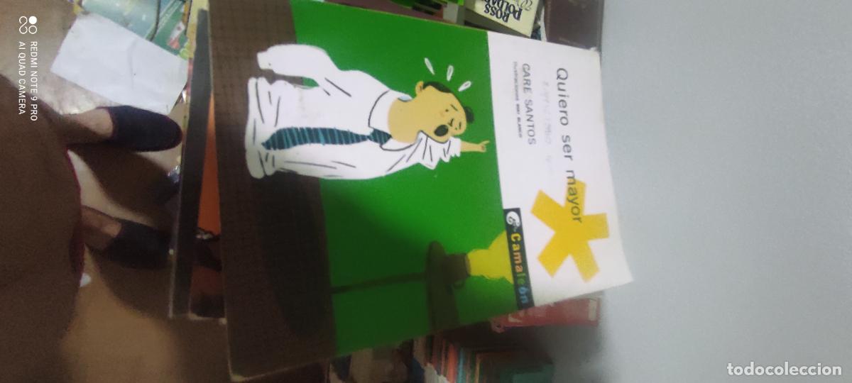 Libros de segunda mano: QUIERO SER MAYOR - CARE SANTOS / ILUSTRACIONES: RIKI BLANCO