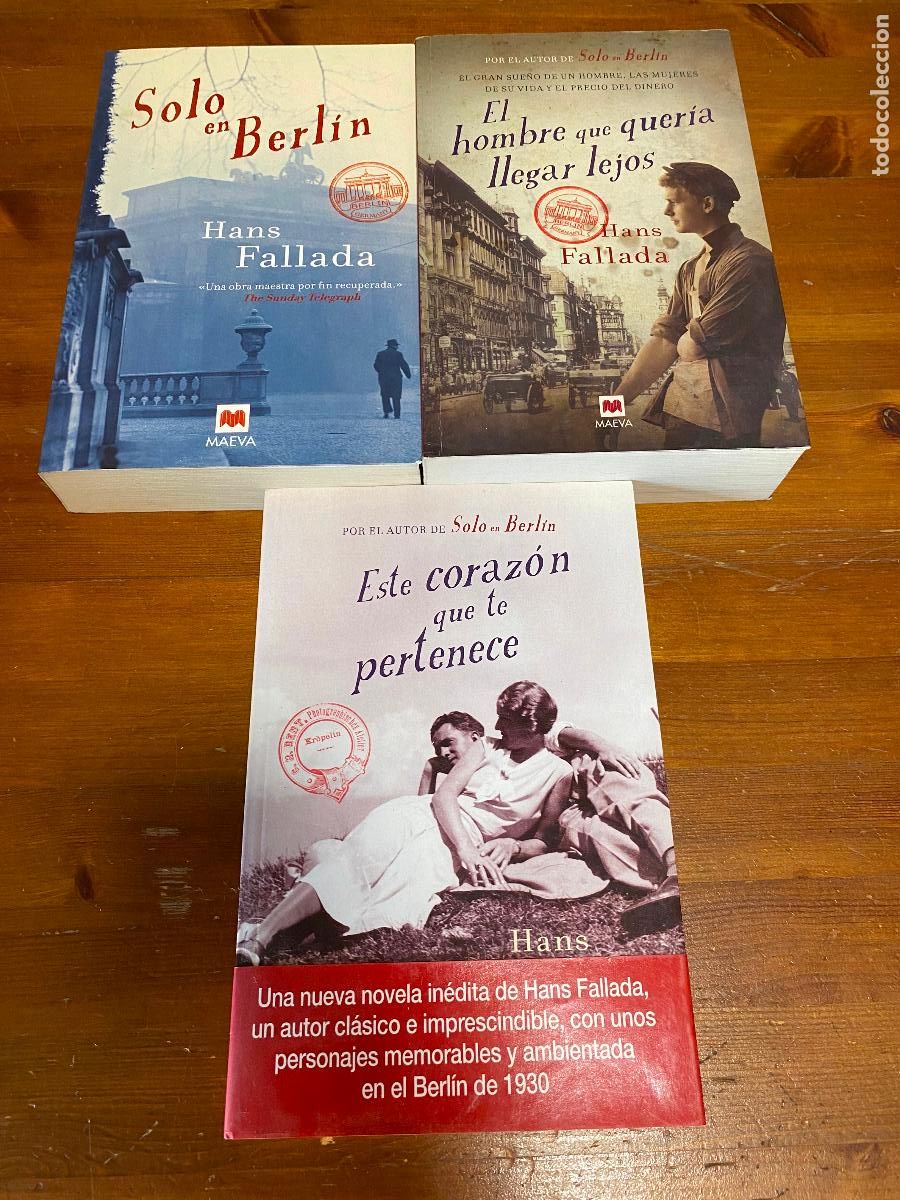 Libros de segunda mano: LOTE DE 3 NOVELAS DE HANS FALLADA. EDITORIAL MAEVA