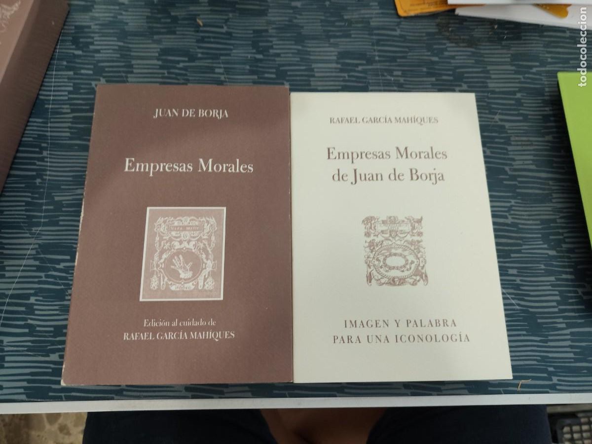 Libros de segunda mano: EMPRESAS MORALES, JUAN DE BORJA,EMPRESAS MORALES DE JUAN DE BORJA, IMAGEN Y ....