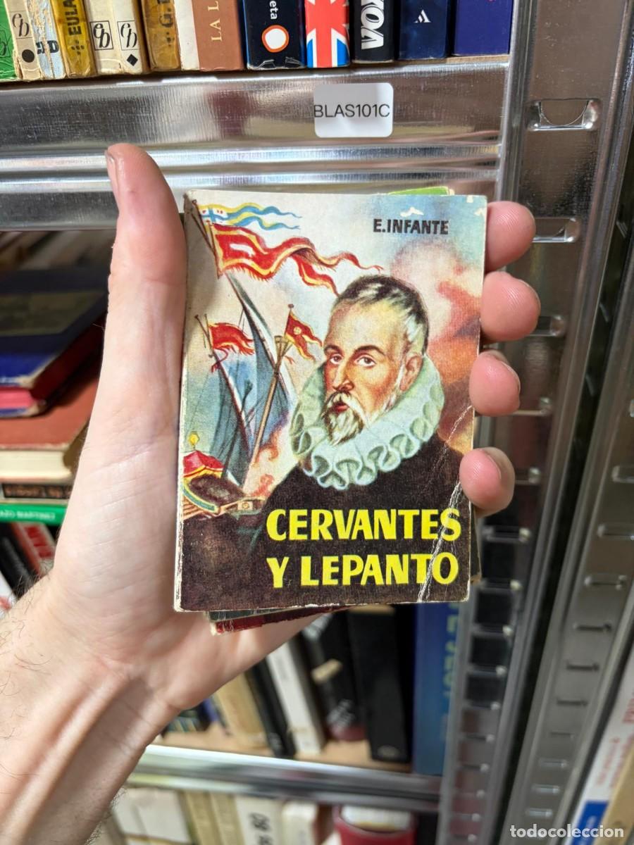 Libros de segunda mano: BLAS101C Cervantes y Lepanto &mdash; E. Infante COLECCION PULGA