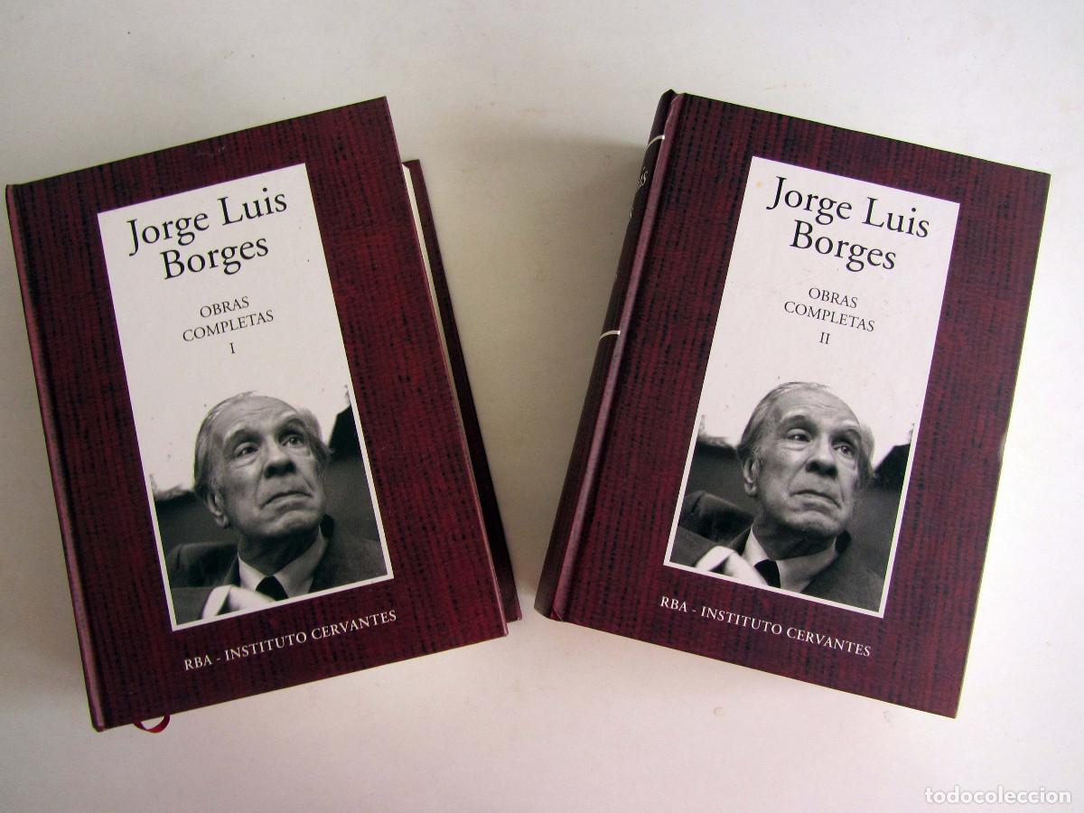 Libros de segunda mano: Obras completas. Jorge Luis Borges. RBA. Instituto Cervantes. 2005 2 tomos. Completa.