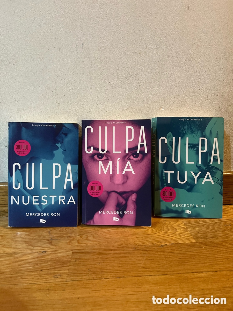 Libros de segunda mano: Mercedes Ron Trilog&iacute;a culpables Culpa mia Culpa tuya Culpa nuestra