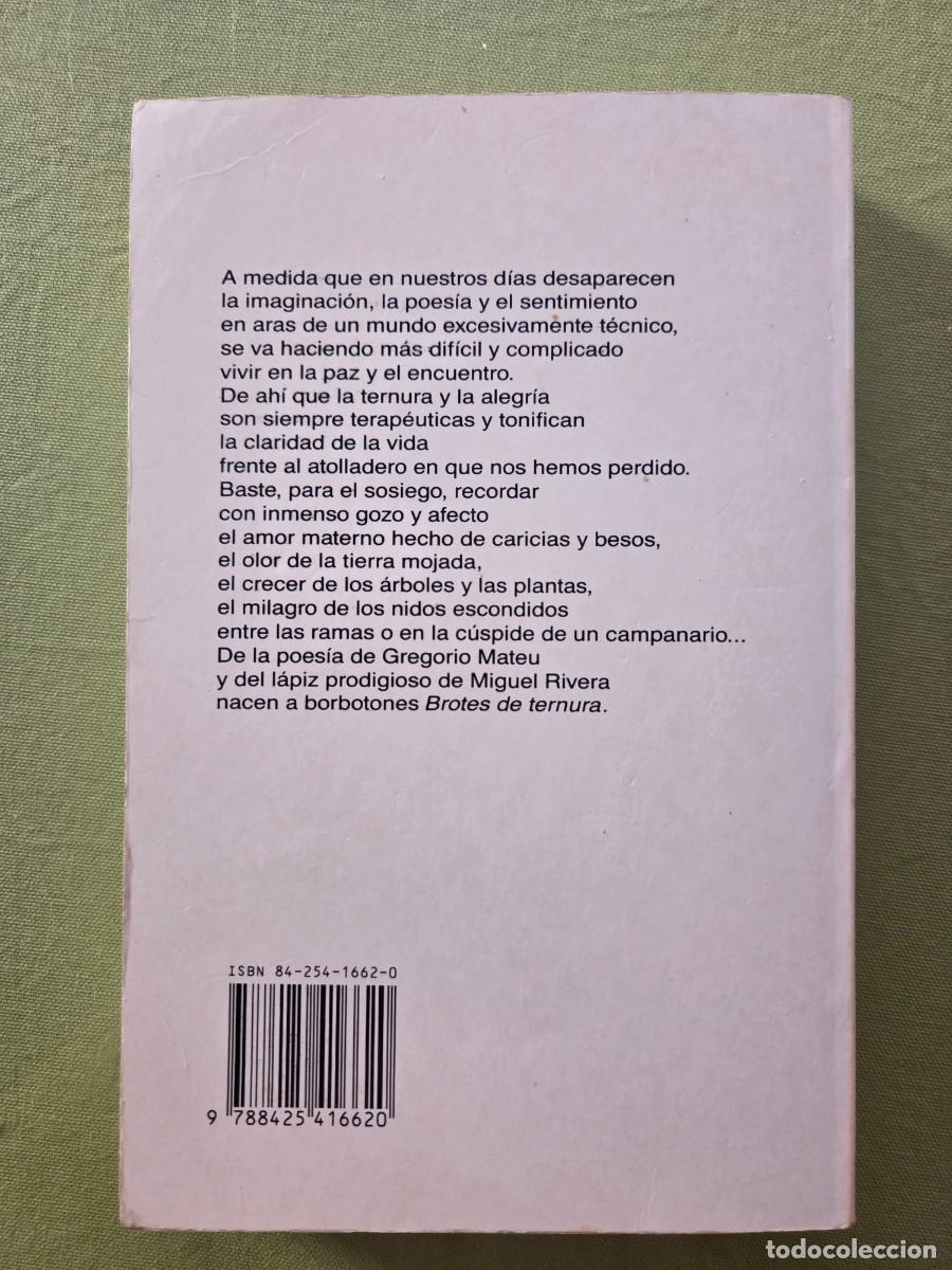 Libros de segunda mano: Brotes de ternura. Gregorio Mateu - Foto 2