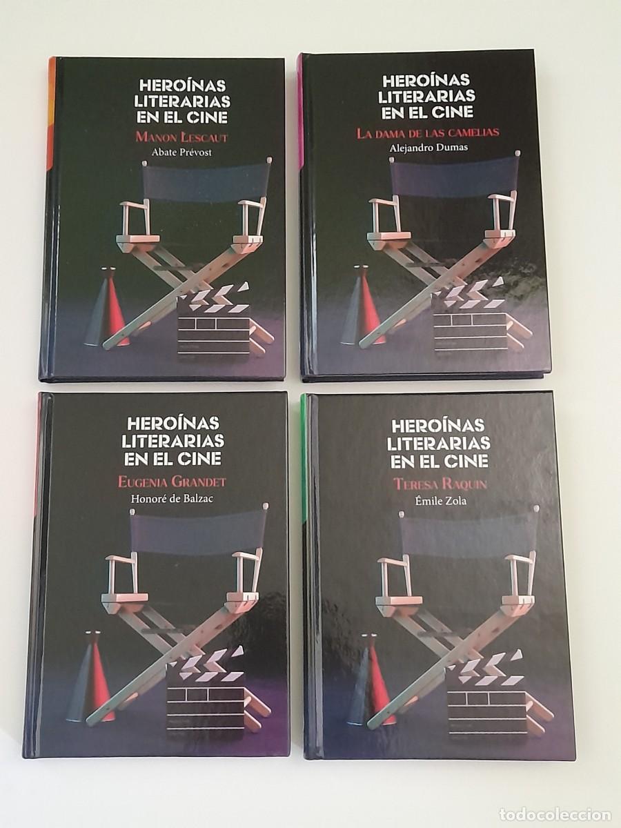 Libros de segunda mano: COLECCI&Oacute;N 4 LIBROS HERO&Iacute;NAS LITERARIAS EN EL CINE - CLUB INTERNACIONAL DEL LIBRO. NUEVOS