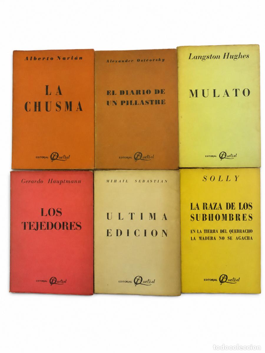 Libros de segunda mano: LOTE DE SEIS OBRAS &ndash; EDITORIAL QUETZAL &ndash; BUENOS AIRES &ndash; 1954-1959 lm