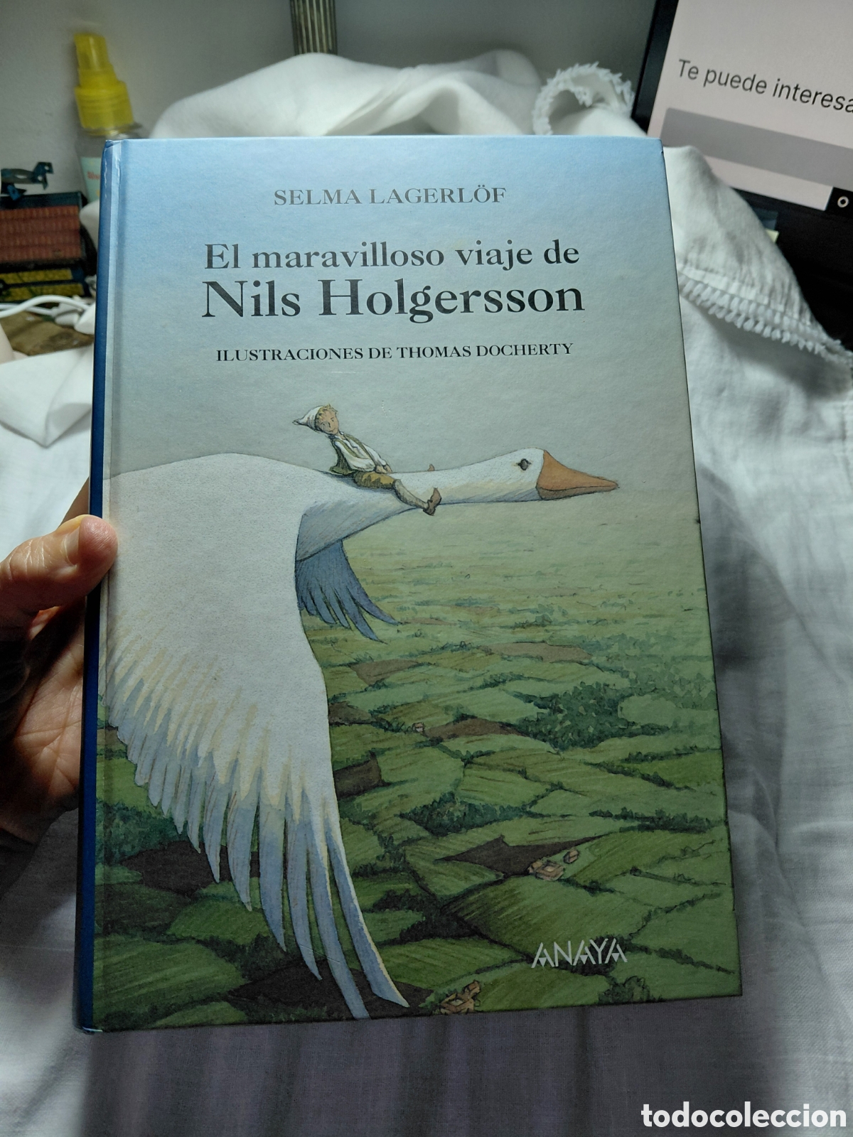 Libros de segunda mano: EL MARAVILLOSO VIAJE DE NILS HOLGERSSON.SELMA LAGERLOF.ILUSTRACIONES THOMAS DOCHERTY.ANAYA 2008