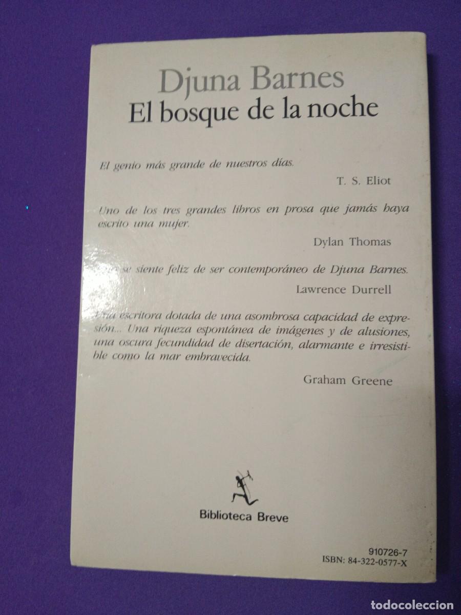 Libros de segunda mano: EL BOSQUE DE LA NOCHE DJUNA BARNES - Foto 3
