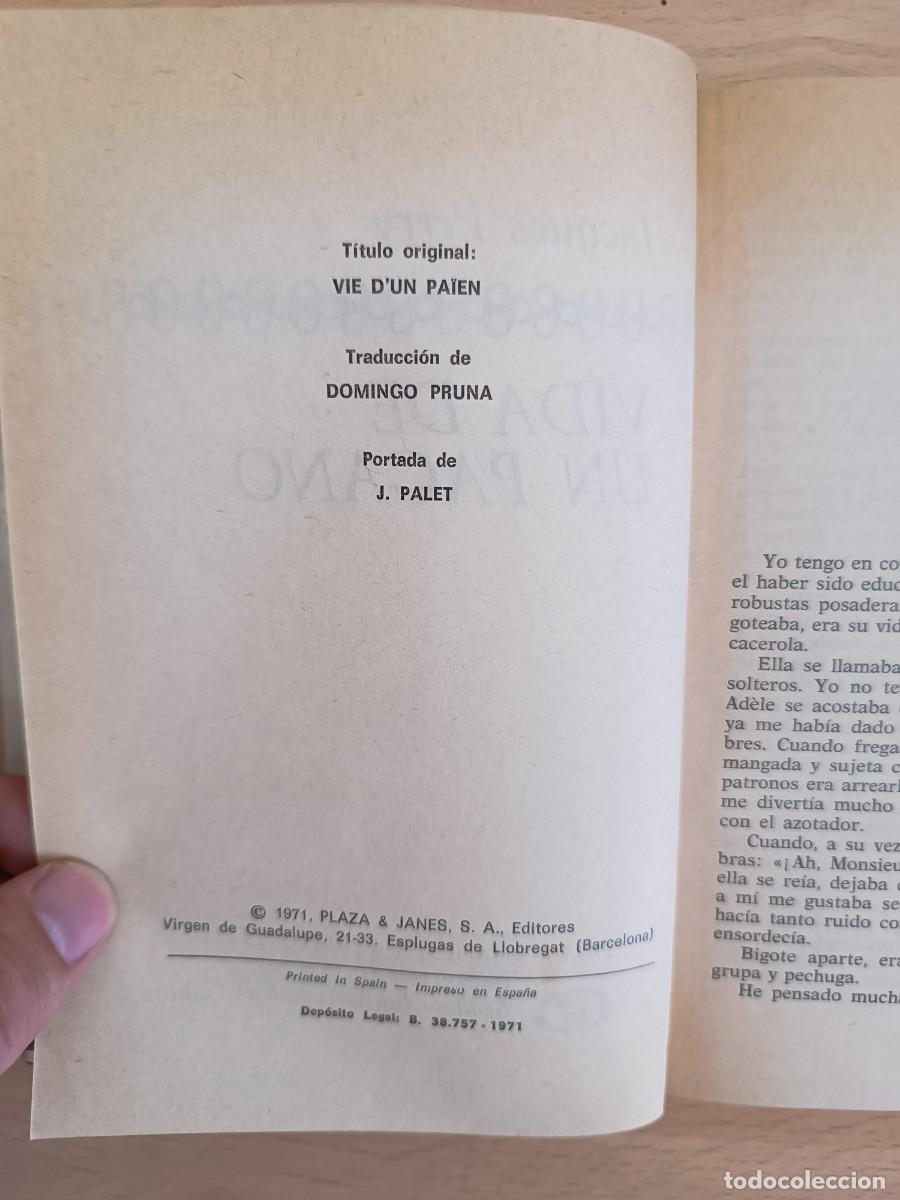 Libros de segunda mano: Vida de un pagano Jacques Perry - Foto 2