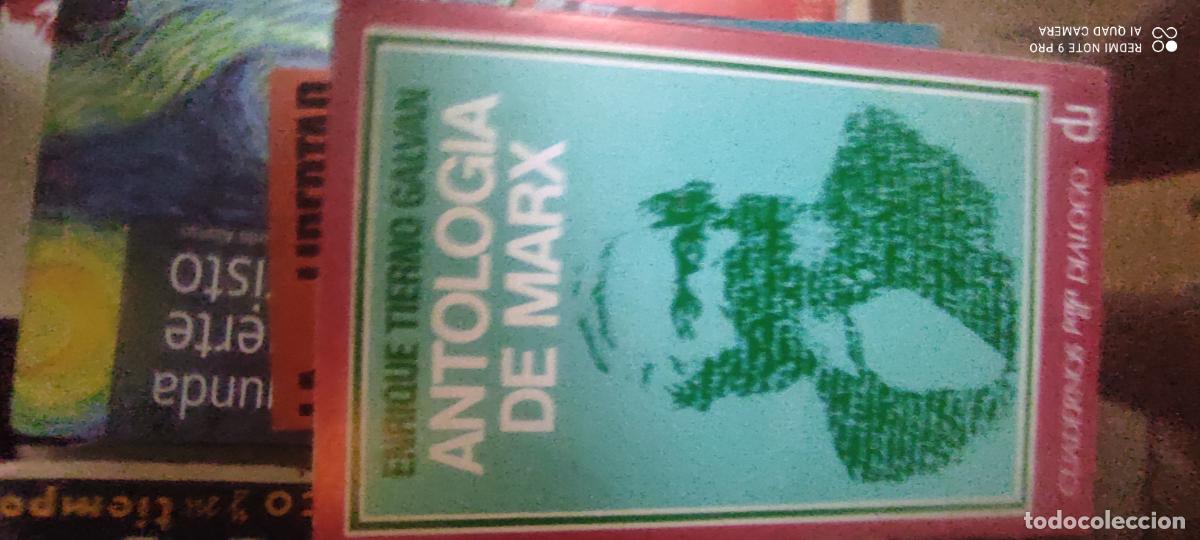Libros de segunda mano: Antologia de Marx - Enrique Tierno Galvan