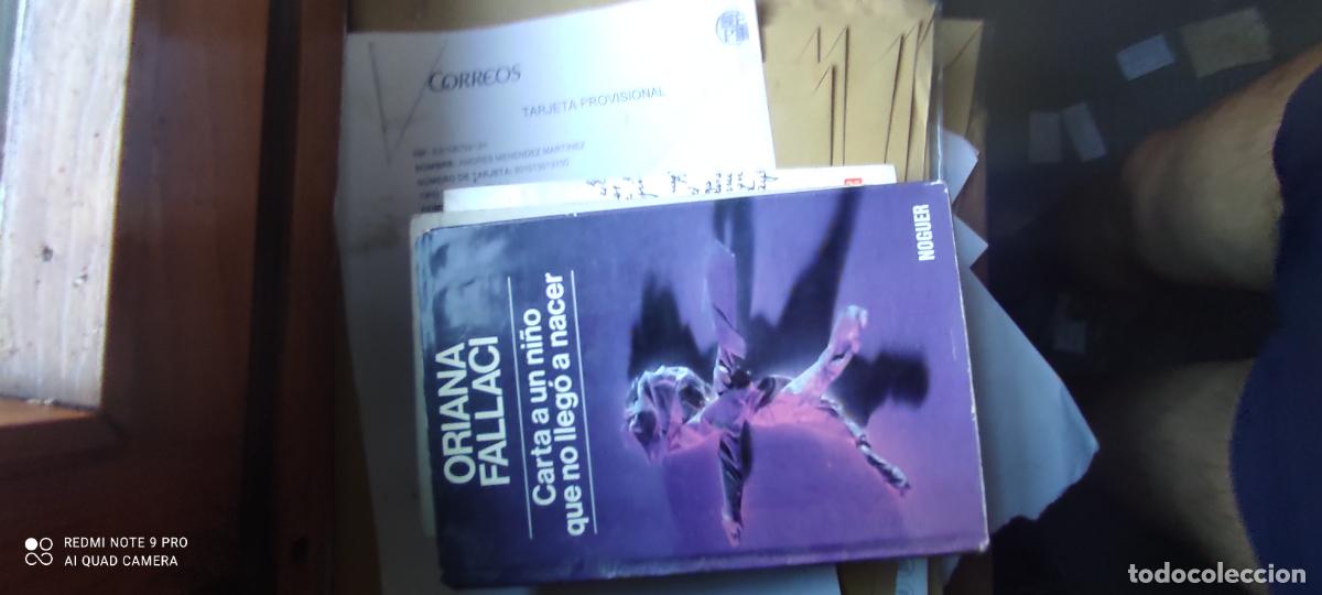 Libros de segunda mano: Oriana Fallaci Carta a un ni&ntilde;o que no lleg&oacute; a nacer l