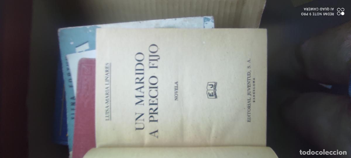 Livres d'occasion: UN MARIDO A PRECIO FIJO,LUISA MARIA LINARES, EDITORIAL JUVENTUD,1era EDIC.1940,191 PAG.