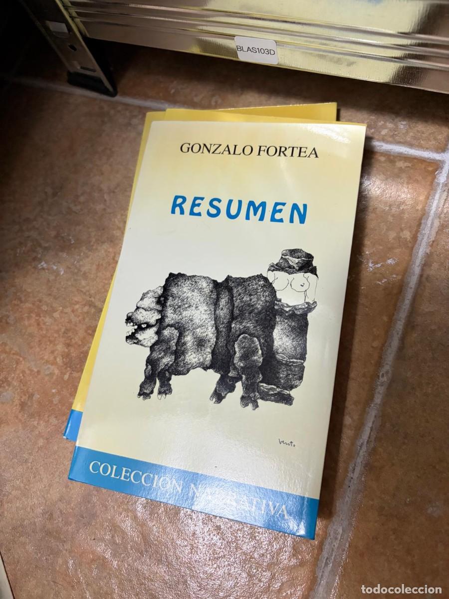 Libros de segunda mano: BLAS103D Gonzalo Fortea, Resumen, Colecci&oacute;n Narrativa