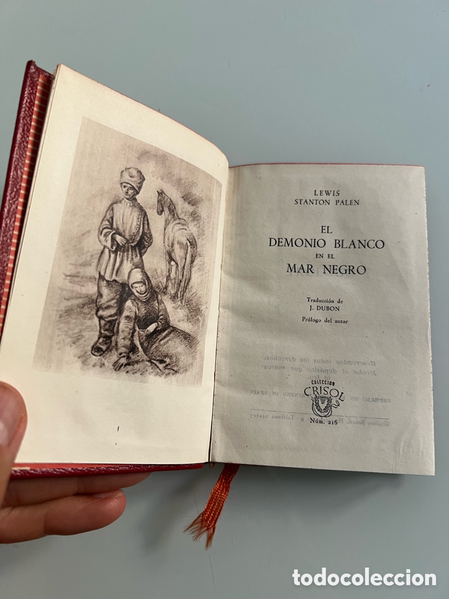 Libros de segunda mano: El demonio blanco en el mar negro. Lewis Staton Palen. Aguilar Crisol 216. 1 ed. 1947