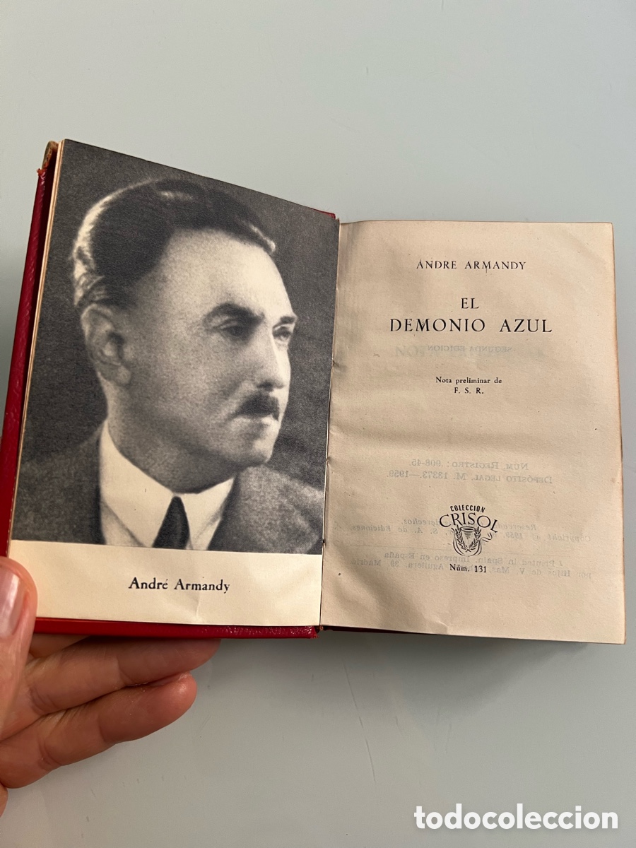 Libros de segunda mano: El demonio azul. Andre Armandy. Aguilar Crisol 131. 2&ordf; ed. 1959