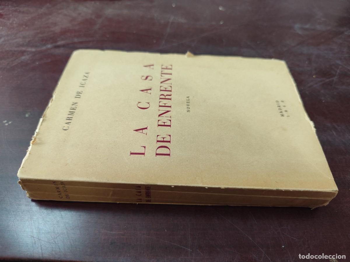Libros de segunda mano: LA CASA DE ENFRENTE / CARMEN DE ICAZA / CJA 431 /