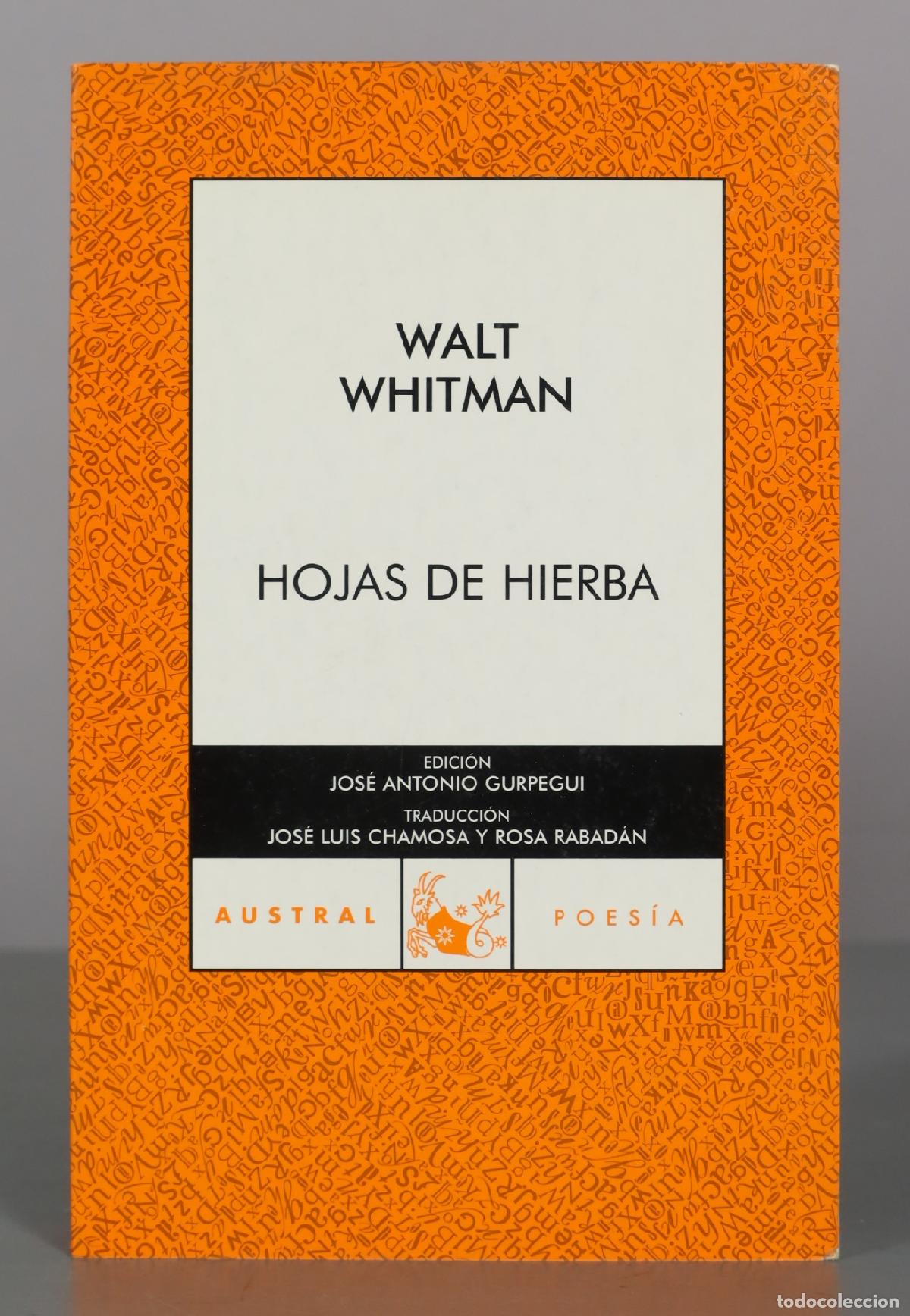 Libros de segunda mano: Hojas de hierba - Walt Whitman - Austral