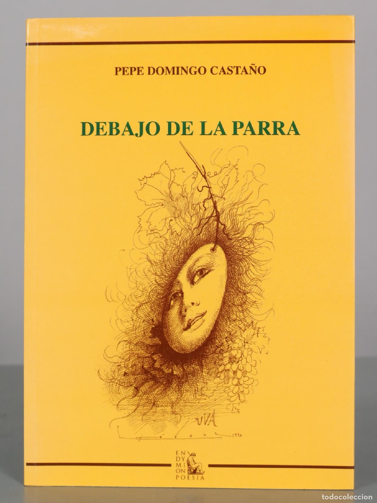 Libros de segunda mano: Debajo de la parra - Pepe Domingo Casta&ntilde;o - Ediciones Endymion DEDICADO AUTOGRAFO AUTOR