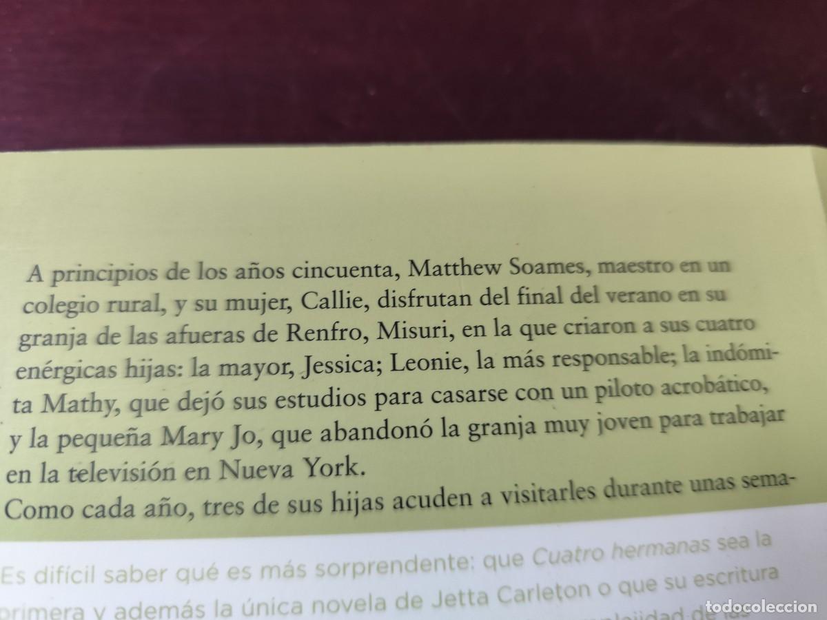 Libros de segunda mano: CUATRO HERMANAS / JETTA CARLETON / CJA 445 / ASTEROIDE - Foto 4