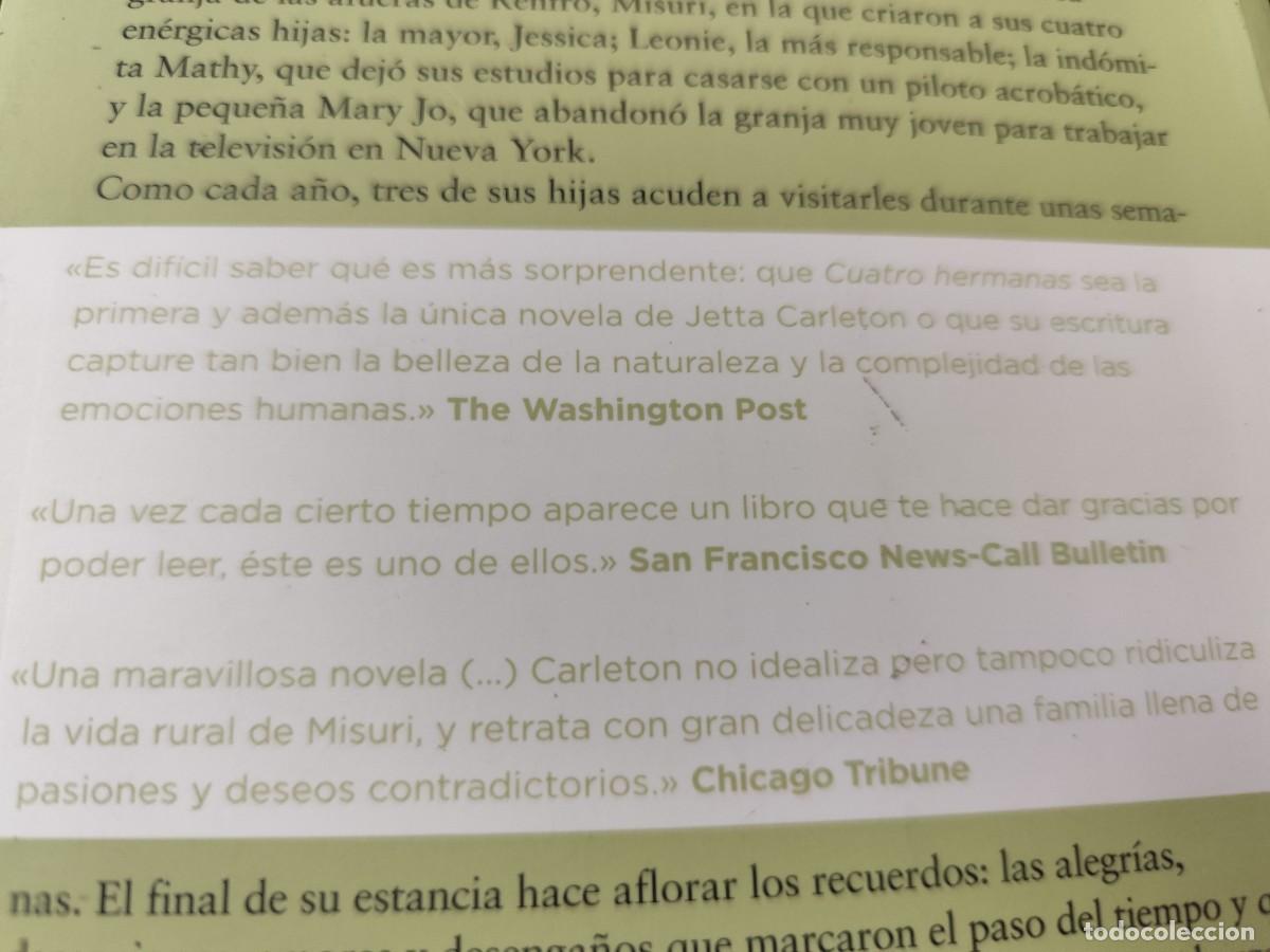 Libros de segunda mano: CUATRO HERMANAS / JETTA CARLETON / CJA 445 / ASTEROIDE - Foto 5