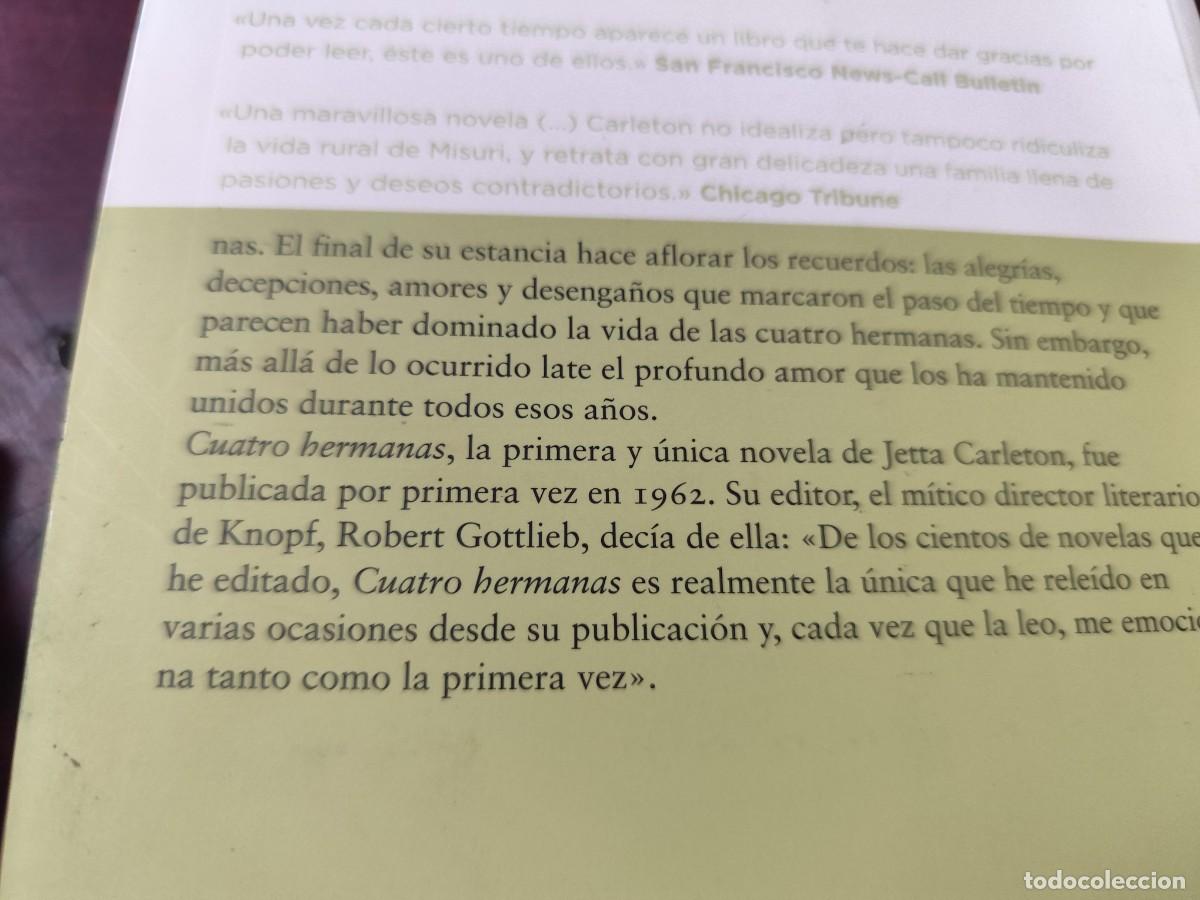 Libros de segunda mano: CUATRO HERMANAS / JETTA CARLETON / CJA 445 / ASTEROIDE - Foto 6