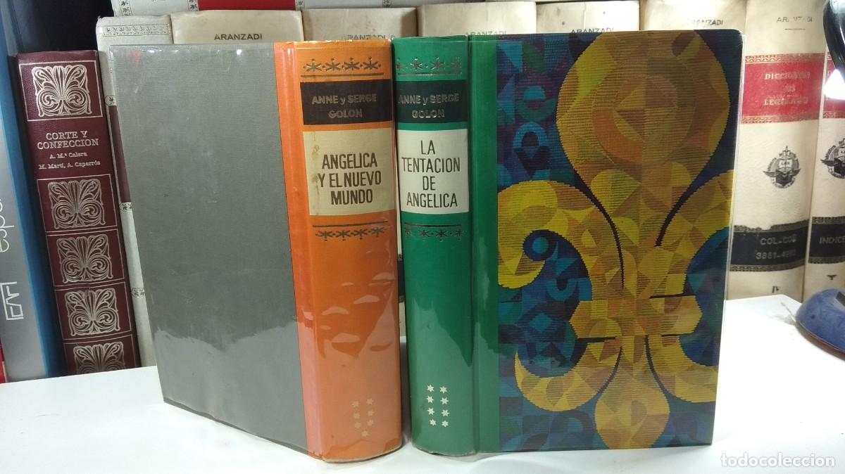 Libros de segunda mano: Misma saga: 7: ANGELICA Y EL NUEVO MUNDO / 8:LA TENTACI&Oacute;N DE ANGELICA. Anne y Anne y Serge Golon