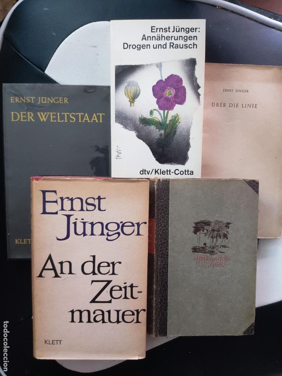 Libri di seconda mano: Lote 5 libros en alem&aacute;n de Ernst J&uuml;nger