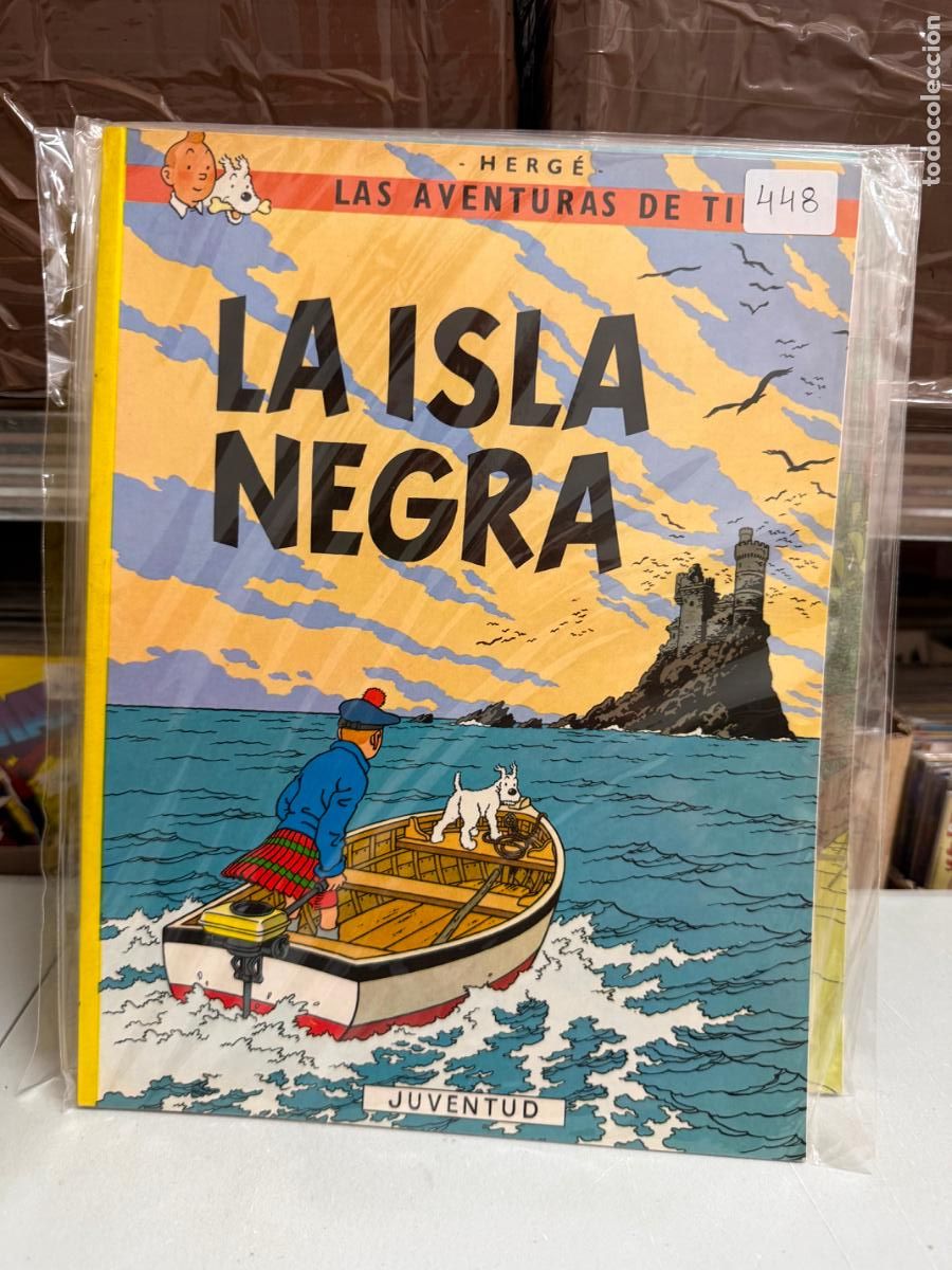 Libros de segunda mano: LAS AVENTURAS DE TIN TIN TAPA BLANDA - LA ISLA NEGRA