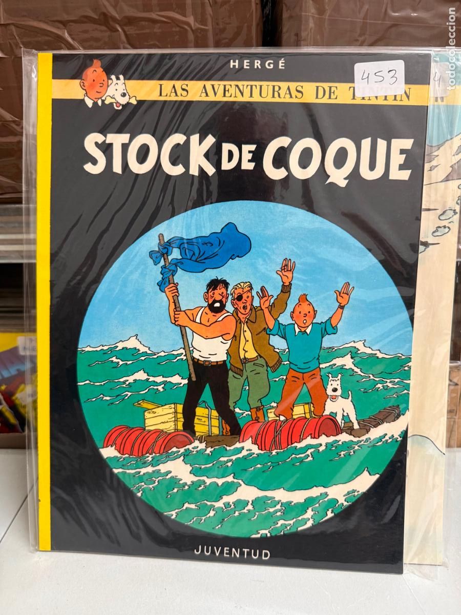 Libros de segunda mano: LAS AVENTURAS DE TIN TIN TAPA BLANDA - STOCK DE COQUE