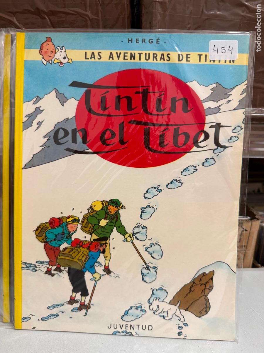 Libros de segunda mano: LAS AVENTURAS DE TIN TIN TAPA BLANDA - TINTIN EN EL TIBET