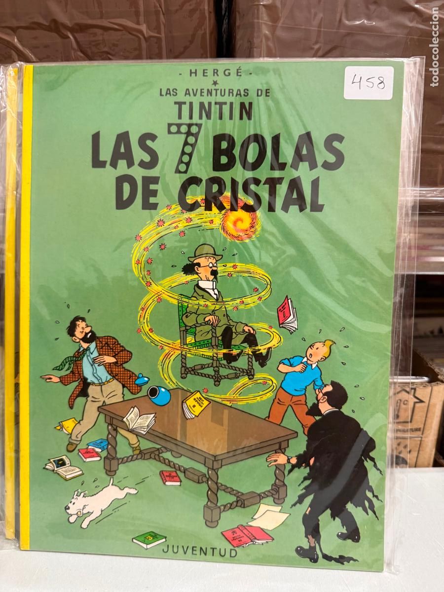 Libros de segunda mano: LAS AVENTURAS DE TIN TIN TAPA BLANDA - LAS 7 BOLAS DE CRISTAL
