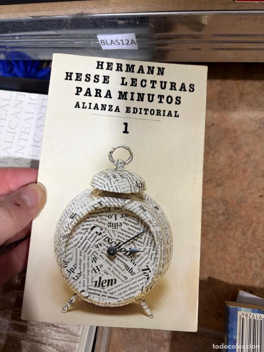 Libros de segunda mano: BLAS12A Lecturas para minutos 1 &mdash; Hermann Hesse &mdash; Alianza Editorial