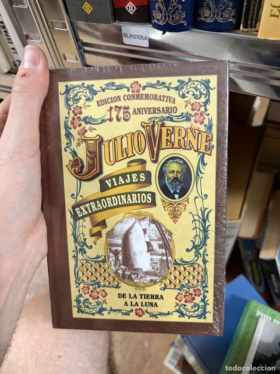 Libros de segunda mano: BLAS105A Julio Verne -edici&oacute;n conmemorativa- Viajes extraordinarios: de la Tierra a la Luna