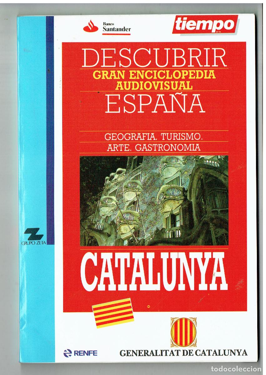 Libros de segunda mano: DESCUBRIR ESPA&Ntilde;A. CATALUNYA. GRAN ENCICLOPEDIA AUDIOVISUAL. (ST/PR6)