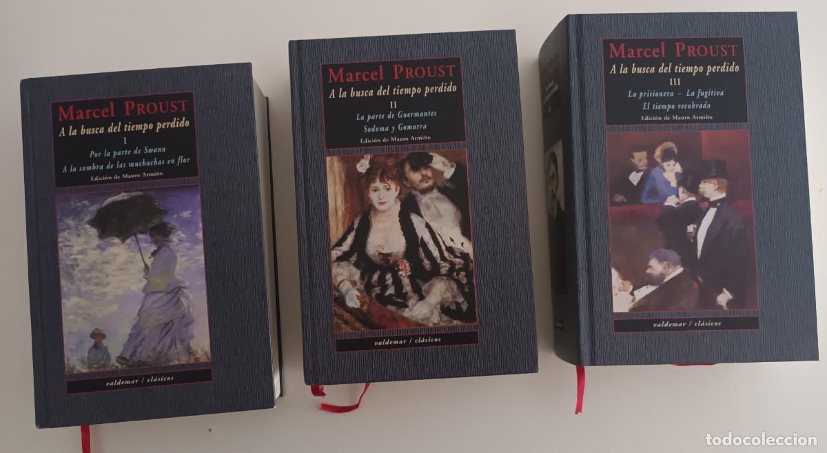 Libros de segunda mano: A la busca del tiempo perdido, Proust. Edici&oacute;n Valdemar. 3 tomos tapa dura