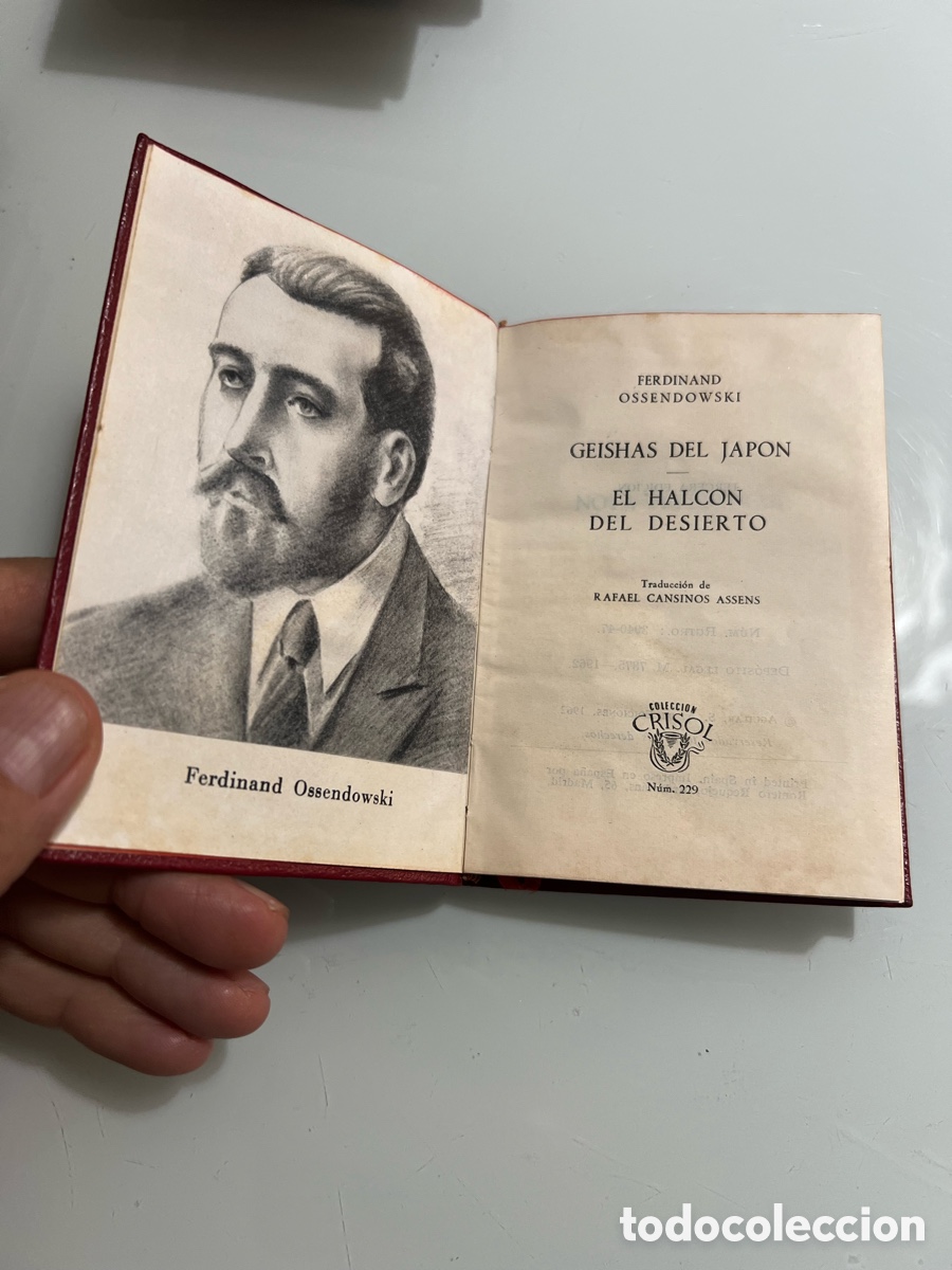 Libros de segunda mano: Gheishas del Jap&oacute;n - El Halc&oacute;n del desierto. Ferdinand Ossendowski. Aguilar Crisol 229. 3&ordf; ed. 1962