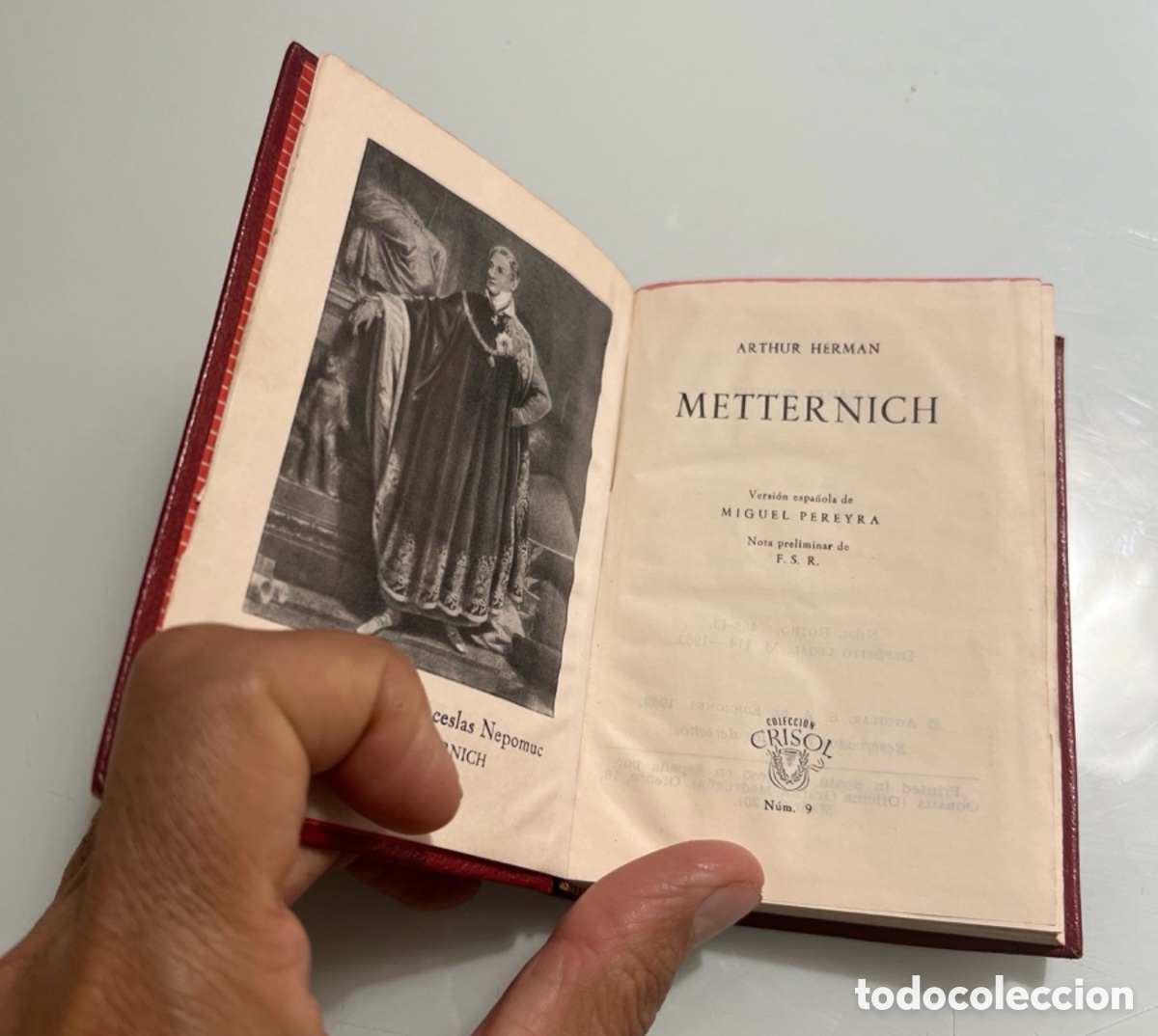 Libros de segunda mano: Metternich. Arthur Herman. Aguilar crisol 9. 1962