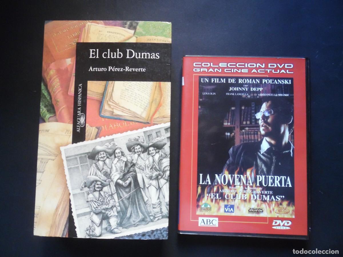 Libros de segunda mano: El Club Dumas, de Arturo P&eacute;rez Reverte (1993) + pel&iacute;cula de Roman Polanski La novena puerta (1999)