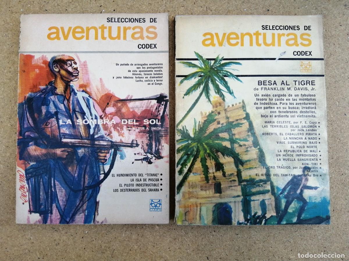 Libros de segunda mano: SELECCIONES DE AVENTURAS CODEX. LA SOMBRA DEL SOL - BESA AL TIGRE