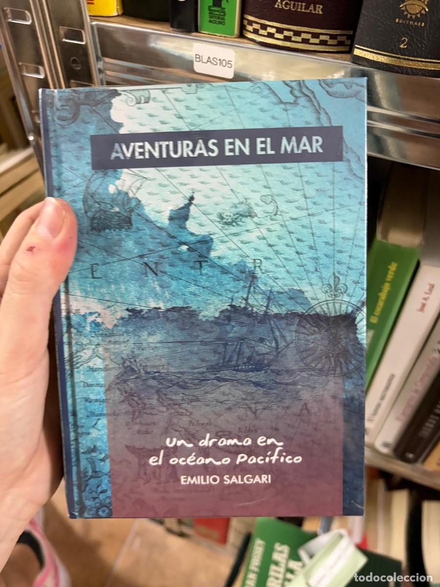 Libros de segunda mano: BLAS105 Emilio Salgari, Aventuras en el mar. Un drama en el oc&eacute;ano Pac&iacute;fico
